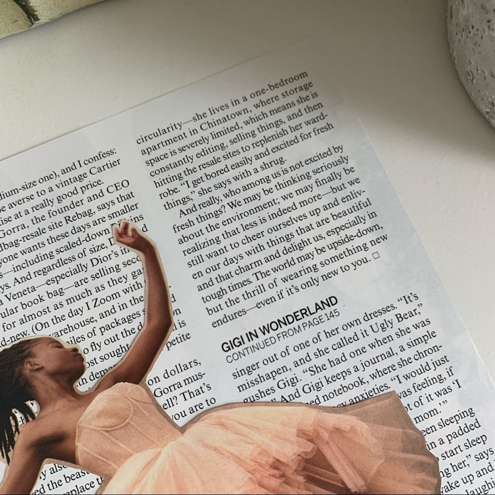 Editorial Collage Wall Art Amanda Gorman Tulle Dress Editorial Fashion Aesthetic - Picture 5 of 12